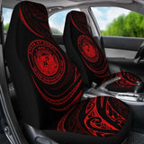 Hawaii Coat Of Arms Car Seat Covers - Red - Frida Style - Amazing 105905 - YourCarButBetter