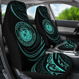 Hawaii Coat Of Arms Car Seat Covers - Turquoise - Frida Style - Amazing 105905 - YourCarButBetter