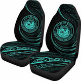 Hawaii Coat Of Arms Car Seat Covers - Turquoise - Frida Style - Amazing 105905 - YourCarButBetter