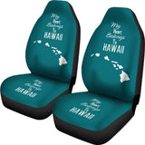 Hawaii Custom Car Accessories My Heart Belongs To Hawaii Car Seat Covers 210201 - YourCarButBetter
