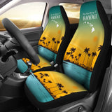 Hawaii Custom Car Decoration My Heart Belongs To Hawaii Car Seat Covers 210201 - YourCarButBetter