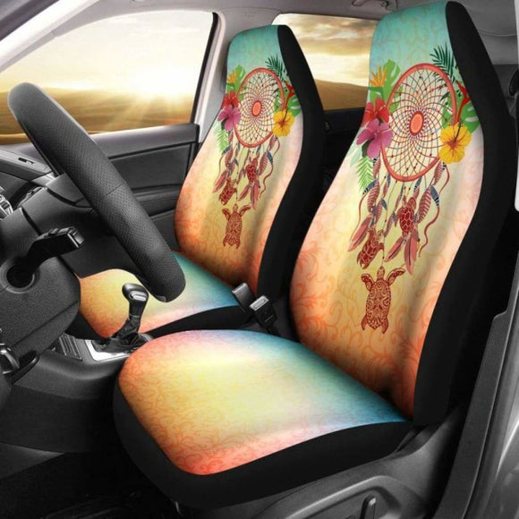 Hawaii Dream Catcher Honu Turtle Car Seat Covers Best 091114 - YourCarButBetter