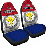 Hawaii Flag Kanaka Polynesian Car Seat Covers 105905 - YourCarButBetter