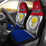 Hawaii Flag Kanaka Polynesian Car Seat Covers 105905 - YourCarButBetter