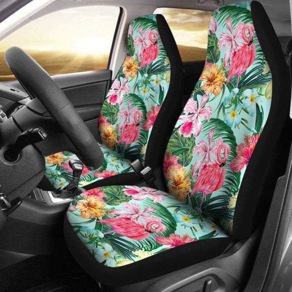 Hawaii Flamingo Tropical Car Seat Covers Amazing 105905 - YourCarButBetter