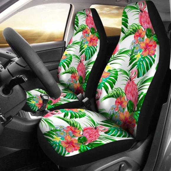 Hawaii Flamingo Tropical Car Seat Covers Amazing 105905 - YourCarButBetter