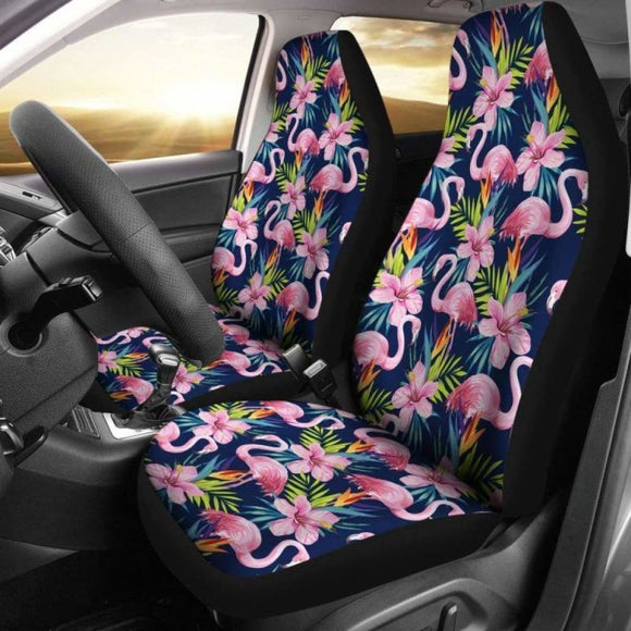 Hawaii Flamingo Tropical Car Seat Covers Amazing 105905 - YourCarButBetter