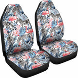 Hawaii Flamingo Zebra Tropical Car Seat Covers 1 201010 - YourCarButBetter