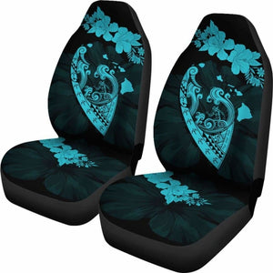 Hawaii Hibiscus Banzai Surfing Car Seat Cover Blue - 232125 - YourCarButBetter