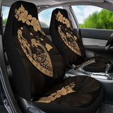 Hawaii Hibiscus Banzai Surfing Car Seat Cover Gold - 232125 - YourCarButBetter