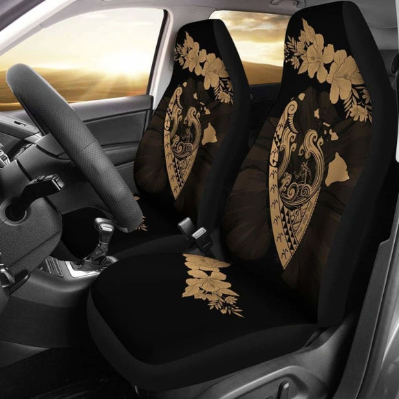 Hawaii Hibiscus Banzai Surfing Car Seat Cover Gold105905 - YourCarButBetter