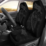 Hawaii Hibiscus Banzai Surfing Car Seat Cover Grey - 232125 - YourCarButBetter