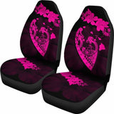 Hawaii Hibiscus Banzai Surfing Car Seat Cover Pink - 232125 - YourCarButBetter