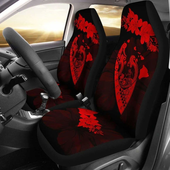Hawaii Hibiscus Banzai Surfing Car Seat Cover Red - 232125 - YourCarButBetter