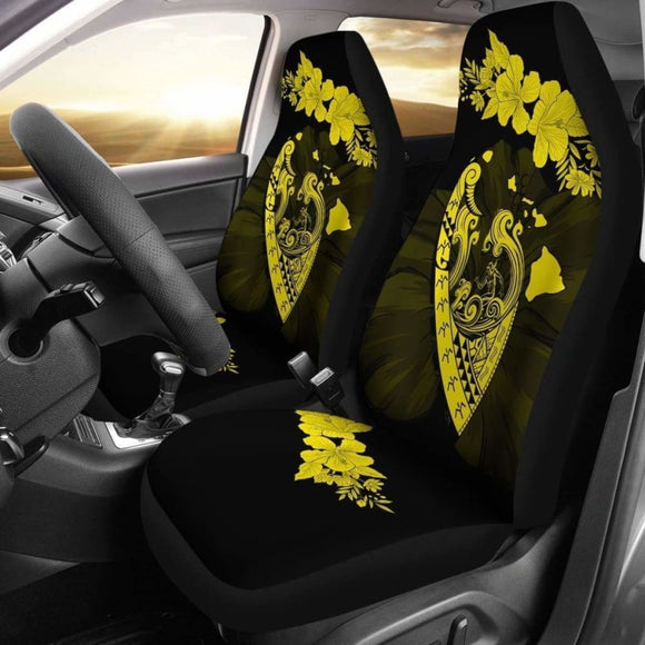 Hawaii Hibiscus Banzai Surfing Car Seat Cover Yellow 105905 - YourCarButBetter