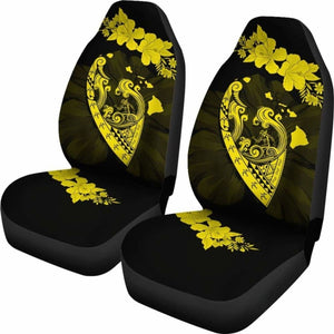 Hawaii Hibiscus Banzai Surfing Car Seat Cover Yellow 105905 - YourCarButBetter