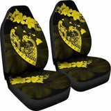 Hawaii Hibiscus Banzai Surfing Car Seat Cover Yellow - 232125 - YourCarButBetter