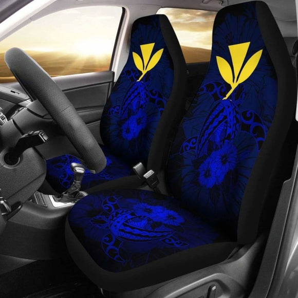 Hawaii Hibiscus Car Seat Cover - Harold Turtle - Blue - New 091114 - YourCarButBetter