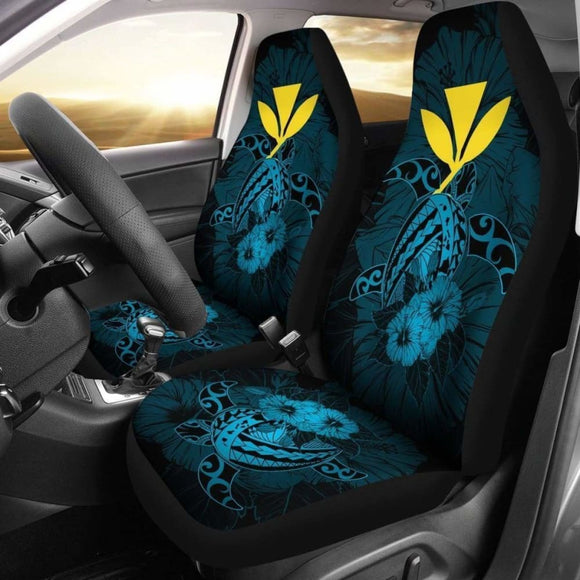 Hawaii Hibiscus Car Seat Cover - Harold Turtle - Traffic Blue - New 091114 - YourCarButBetter