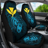 Hawaii Hibiscus Car Seat Cover - Harold Turtle - Traffic Blue - New 091114 - YourCarButBetter