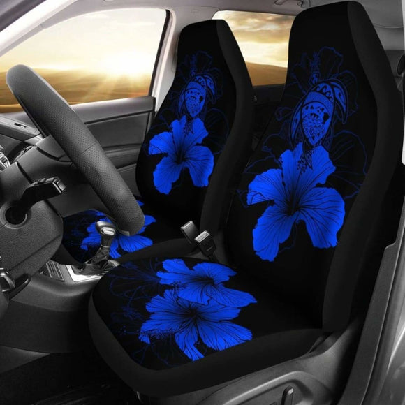 Hawaii Hibiscus Car Seat Cover - Turtle Map - Blue - New 091114 - YourCarButBetter