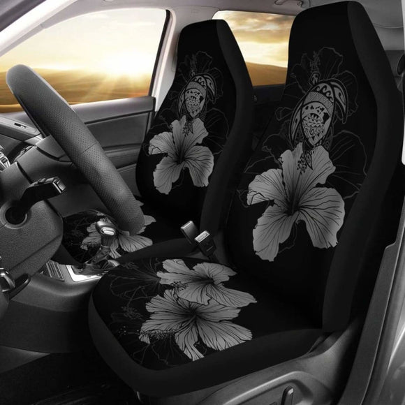 Hawaii Hibiscus Car Seat Cover - Turtle Map - Gray - New 091114 - YourCarButBetter