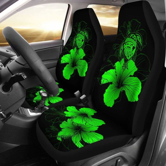 Hawaii Hibiscus Car Seat Cover - Turtle Map - Green - New 091114 - YourCarButBetter