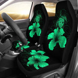 Hawaii Hibiscus Car Seat Cover - Turtle Map - Pastel Green - New 091114 - YourCarButBetter