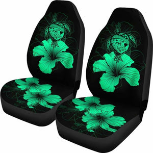 Hawaii Hibiscus Car Seat Cover - Turtle Map - Pastel Green - New 091114 - YourCarButBetter