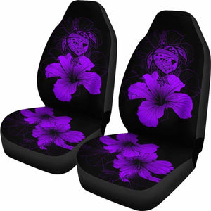Hawaii Hibiscus Car Seat Cover - Turtle Map - Purple - New 091114 - YourCarButBetter