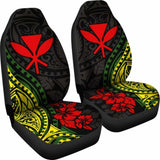 Hawaii Hibiscus Kanaka Maoli Tribal Tattoo Car Seat Covers 232125 - YourCarButBetter
