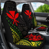 Hawaii Hibiscus Kanaka Maoli Tribal Tattoo Car Seat Covers 232125 - YourCarButBetter