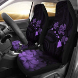 Hawaii Hibiscus Map Polynesian Ancient Violet Turtle Car Set Covers - New - Awesome 091114 - YourCarButBetter