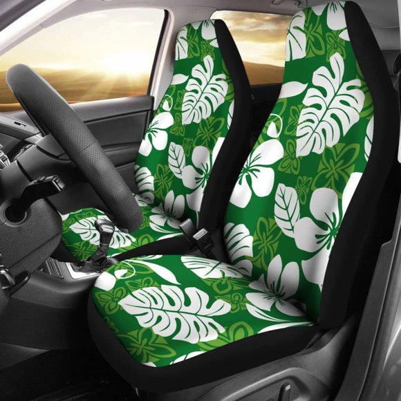 Hawaii Hibiscus Palm Leaf Car Seat Covers 7 232125 - YourCarButBetter