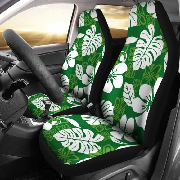 Hawaii Hibiscus Pattern Car Seat Covers 01 - 232125 - YourCarButBetter