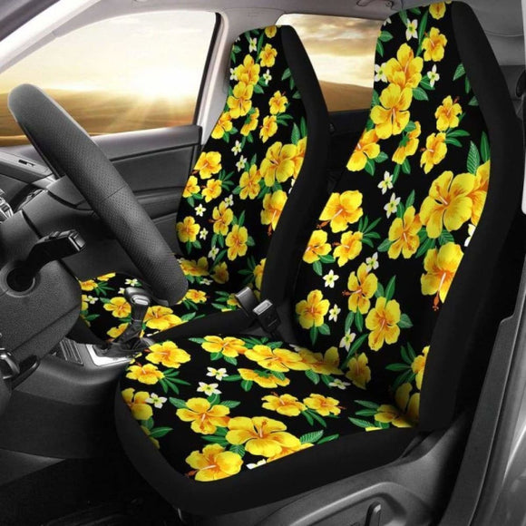 Hawaii Hibiscus Plumeria Car Seat Covers 232125 - YourCarButBetter