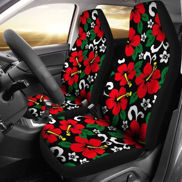 Hawaii Hibiscus Plumeria Car Seat Covers 9 232125 - YourCarButBetter