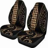 Hawaii Kakau Gold Polynesian Car Seat Covers Amazing 105905 - YourCarButBetter
