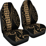 Hawaii Kakau Gold Polynesian Car Seat Covers Amazing 105905 - YourCarButBetter