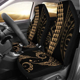 Hawaii Kakau Gold Polynesian Car Seat Covers Amazing 105905 - YourCarButBetter
