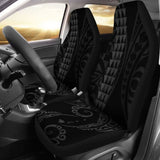 Hawaii Kakau Gray Polynesian Car Seat Covers Amazing 105905 - YourCarButBetter
