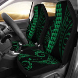 Hawaii Kakau Green Polynesian Car Seat Covers Amazing 105905 - YourCarButBetter