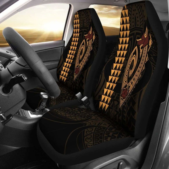 Hawaii Kakau Makau Fish Hook Polynesian Car Seat Covers - Original 105905 - YourCarButBetter