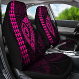 Hawaii Kakau Makau Fish Hook Polynesian Car Seat Covers - Pink 105905 - YourCarButBetter