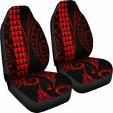 Hawaii Kakau Red Polynesian Car Seat Covers Amazing 105905 - YourCarButBetter