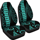Hawaii Kakau Turquoise Polynesian Car Seat Covers Amazing 105905 - YourCarButBetter
