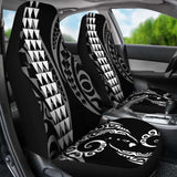 Hawaii Kakau White Polynesian Car Seat Covers Amazing 105905 - YourCarButBetter