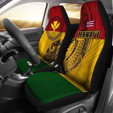 Hawaii Kanaka Flag Polynesian Car Seat Covers 105905 - YourCarButBetter