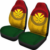 Hawaii Kanaka Flag Polynesian Car Seat Covers Ver 1.0 105905 - YourCarButBetter