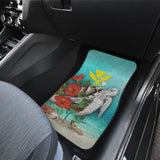 Hawaii Kanaka Maoli Amazing Sea Shell Turtle Hibiscus Car Floor Mats 213005 - YourCarButBetter